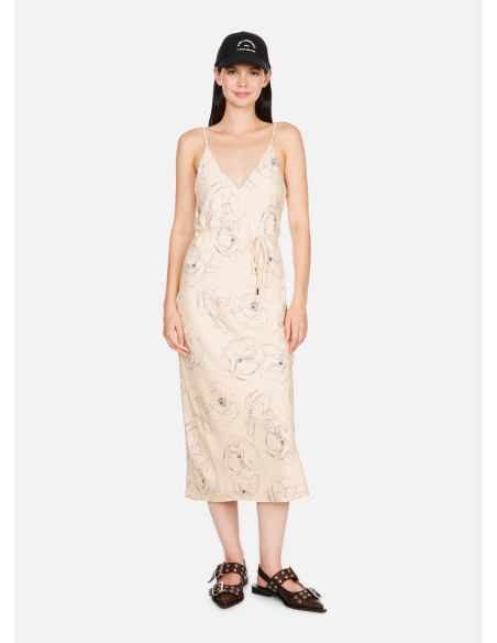 CALVIN KLEIN - RECYCLED CDC MIDI SLIP DRESS