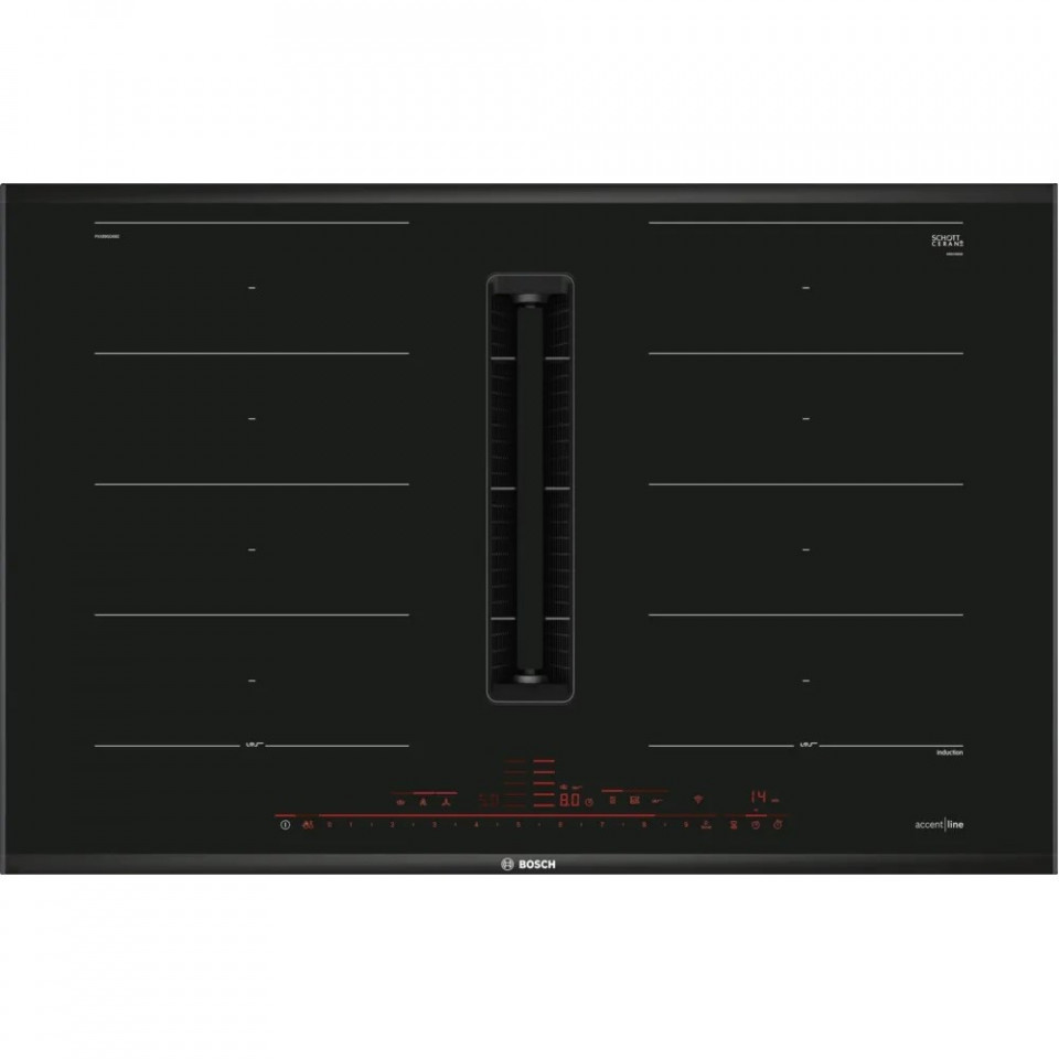 BOSCH  Accent Line hobs with integrated extractor hood PXX895D66E