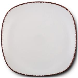 NAVA White Sugar 1 ღია კრემისფერი ოთხკუთხედი თეფში 19 სმ (ნავა)