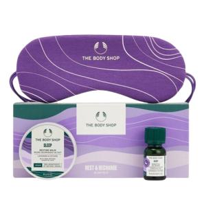 ბოდი შოპი - სასაჩუქრე ნაკრები G1 WELLNESS ლავანდის და ვეტივერის ეთერზეთი 9მლ. ლავანდის და ვეტივერის ბალზამი 50მლ. საძილე ნიღაბი