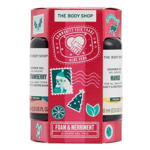 ბოდი შოპი - სასაჩუქრე ნაკრები XM22  G1 მანგო შხ.გელი 60მლ. ვარდისფერი გრეიფრუტი შხ.გელი 60მლ. მარწყვი შხ.გელი 60მლ