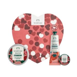 ბოდი შოპი - სასაჩუქრე ნაკრები გული მარწყვი AYR24 42103