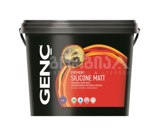 საღებავი ინტერიერის სილიკონით "SILICONE MAT" 7.5ლტ თეთრი