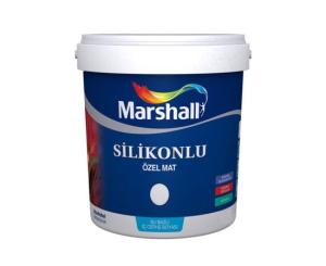 საღებავი ინტერიერის- silicone mat marshall 2.5ლტ თეთრი