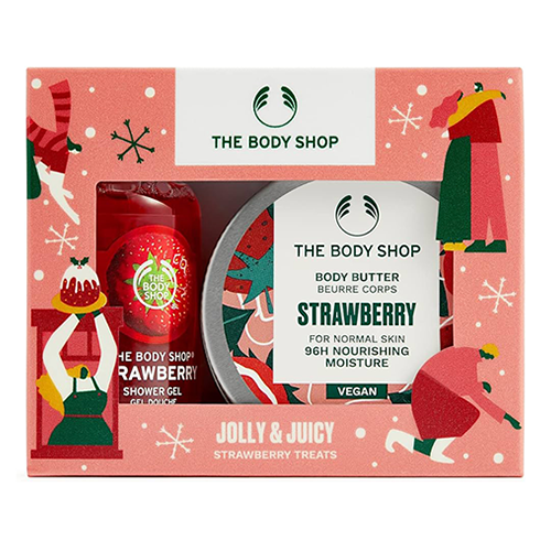 ბოდი შოპი - სასაჩუქრე ნაკრები XM23 G1 მარწყვი შხ.გელი 60მლ. ტანის კარაქი 50მლ