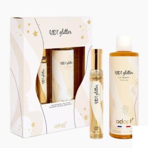 ადოპტი - სასაჩუქრე ნაკრები LADY GLITTER 30მლ + შხაპის გელი XMAS 2023 23
