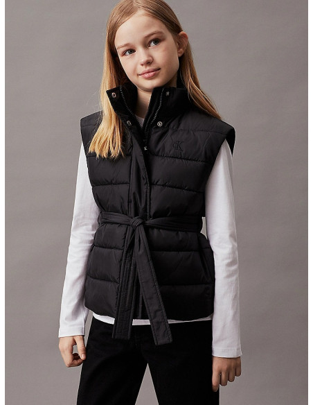 CALVIN KLEIN - BELTED PUFFER VEST