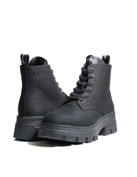 CALVIN KLEIN - CHUNKY COMBAT LACEUP BOOT CO