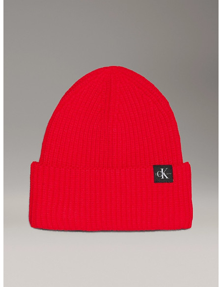 CALVIN KLEIN - MONOGRAM RIB BEANIE