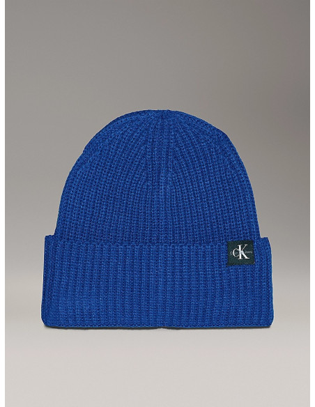 CALVIN KLEIN - MONOGRAM RIB BEANIE