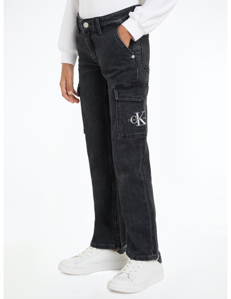 CALVIN KLEIN - MR STRAIGHT CHARCOAL DENIM