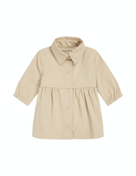 CALVIN KLEIN - UTILITY LS WOVEN SHIRT DRESS