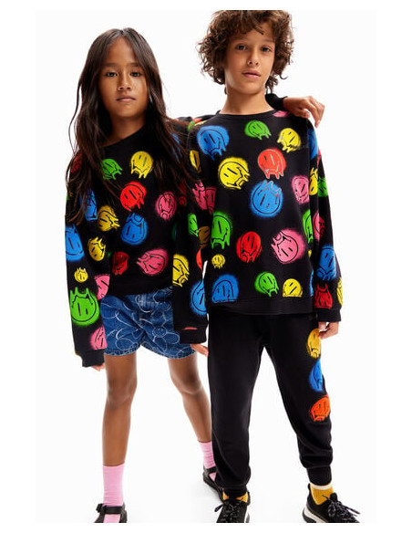 DESIGUAL - Oversize Smiley Originals ® sweatshirt