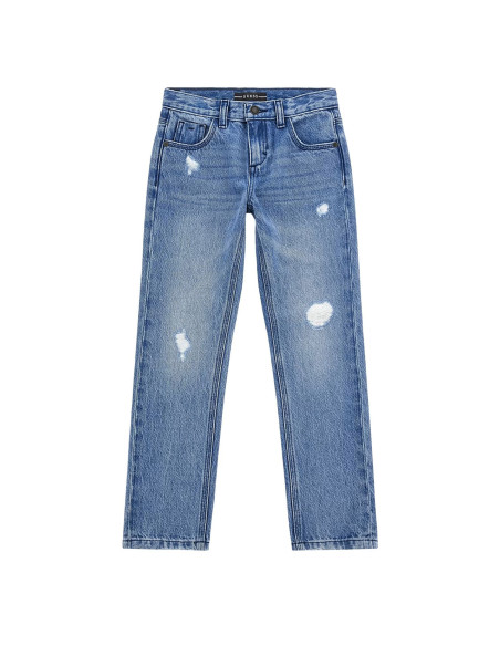 GUESS - RIGID DENIM STRAIGHT PANTS