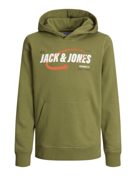 Jack & Jones - JCOBLACK SWEAT HOOD BF JNR