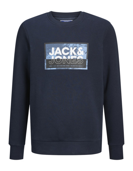 Jack & Jones - JCOLOGAN SS24 PRINT SWEAT CREW NECK JNR