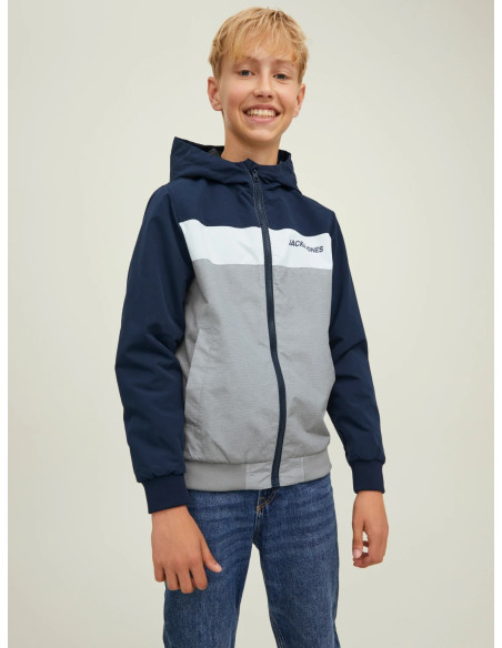 Jack & Jones - JJERUSH BLOCKING HOOD BOMBER NOOS JNR