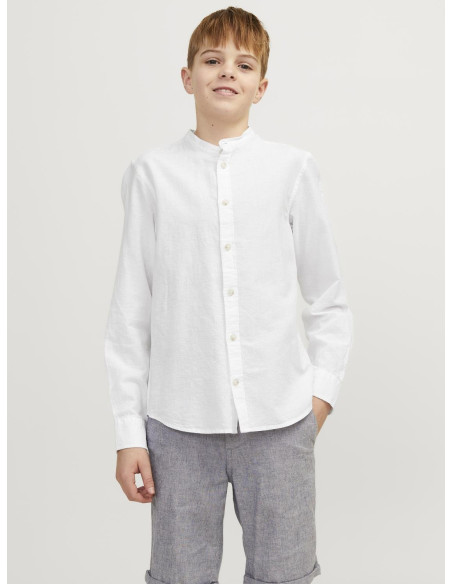 Jack & Jones - JJESUMMER BAND SHIRT L/S JNR