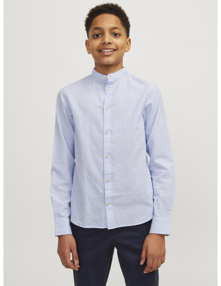 Jack & Jones - JJESUMMER BAND SHIRT L/S JNR