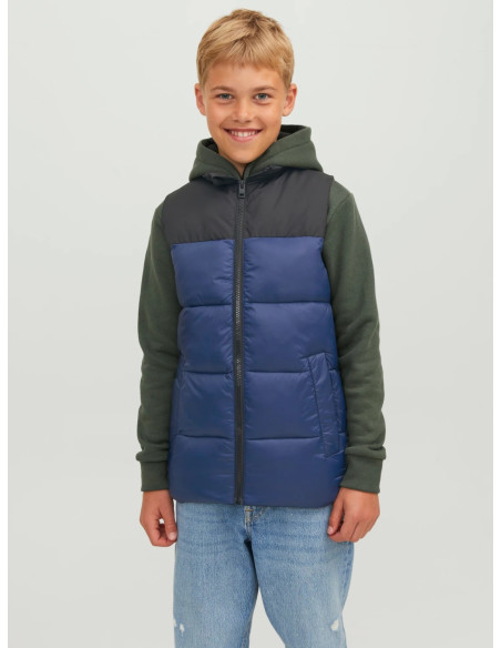 Jack & Jones - JJETOBY BODYWARMER COLLAR SN JNR