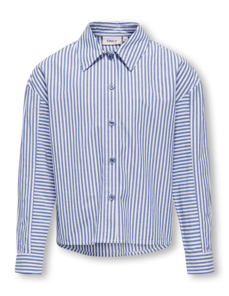 KIDS ONLY - KOGPANSY NINA L/S STRIPE SHIRT WVN