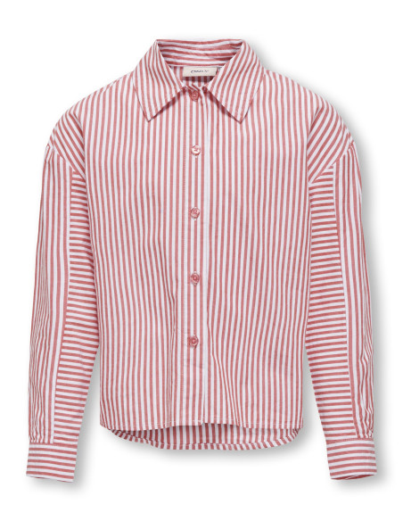 KIDS ONLY - KOGPANSY NINA L/S STRIPE SHIRT WVN