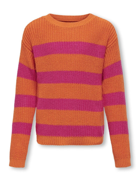 KIDS ONLY - KOGSIF LS STRIPED PULLOVER KNT