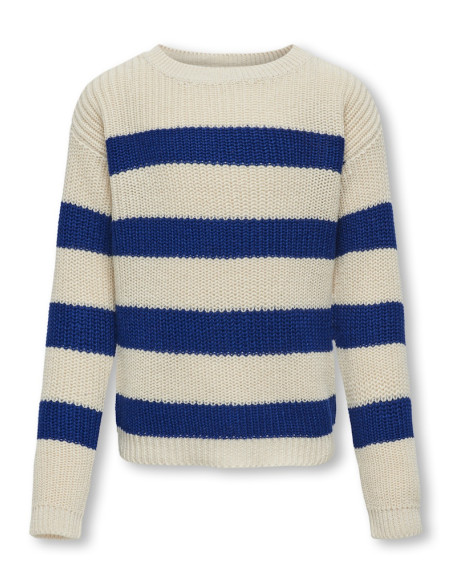 KIDS ONLY - KOGSIF LS STRIPED PULLOVER KNT