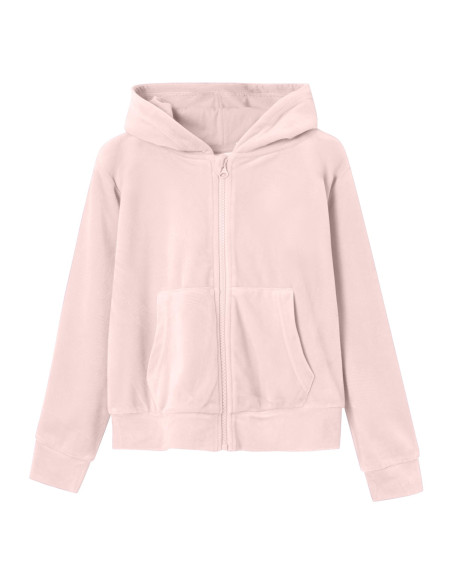 KIDS ONLY - KOGSUZETTE VELVET ZIP HOOD CS JRS