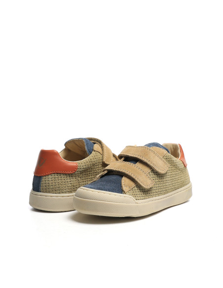 NATURINO - EINDHOVEN VL CR.DELAVE'/SUEDE/SUEDE WOVEN SPAZZ. NAVY-S