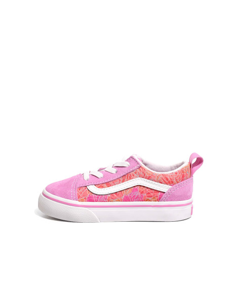 VANS - TODDLER ROSE CAMO OLD SKOOL ELASTIC LACE SHOES