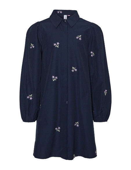 Vero Moda Girl - VMNIVA L/S EMBROIDERY DRESS WVN GIRL