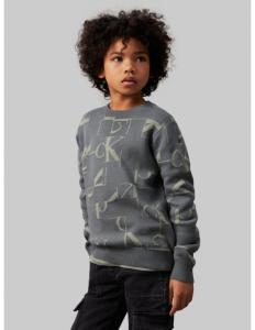 CALVIN KLEIN - CITY GRID AOP SWEATER