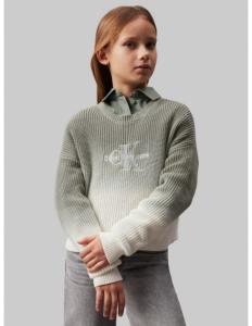 CALVIN KLEIN - MONOGRAM GRADIENT SWEATER