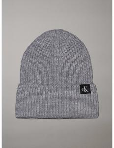 CALVIN KLEIN - MONOGRAM RIB BEANIE