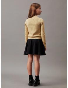 CALVIN KLEIN - POLO COLLAR KNIT SOFT SWEATER