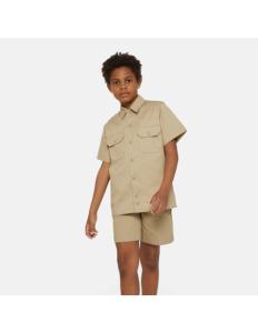 Dickies - KIDS SS WORK SHIRT DESERT SAND