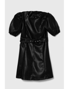 GUESS - PU LEATHER SS DRESS W/BELT