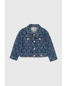 GUESS - STR DENIM JACKET W/HEART LASER