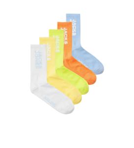 Jack & Jones - JACFRAME LOGO TENNIS SOCKS 5 PACK JNR