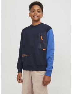 Jack & Jones - JCOACTIV3 BLOCK SWEAT CREW NECK OS JNR