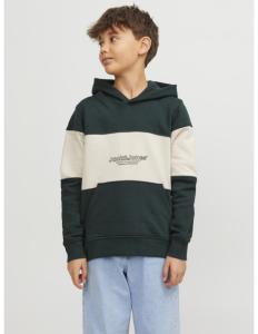 Jack & Jones - JORLAKEWOOD BLOCK SWEAT HOOD BF JNR