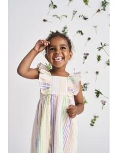 KIDS ONLY - KMGVIOLA S/L SEERSUCKER DRESS WVN