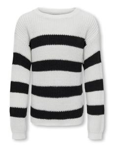 KIDS ONLY - KOGSIF LS STRIPED PULLOVER KNT