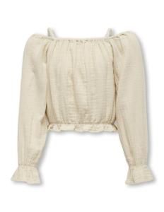 KIDS ONLY - KOGTHYRA LIFE L/S STRING SHORT TOP WVN