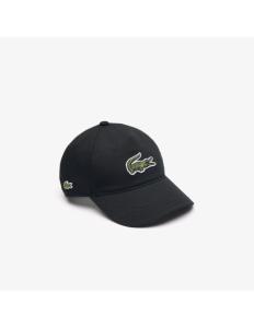 Lacoste - COTTON TWILL CAP WITH LARGE CROCODILE