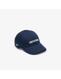 Lacoste - Contrast Croc Embroidered Cap