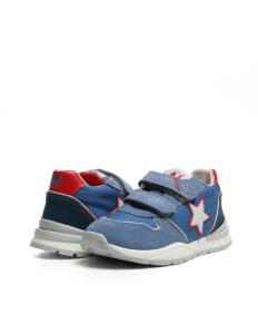 NATURINO - ARGAL 2 VL. SUEDE/NYLON CELESTE-STORM