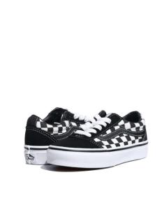 VANS - YT Ward (CHECKERED) BLACK/TRUE WH