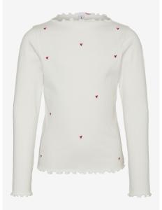 Vero Moda Girl - VMLAVENDER KELLY EMB LS TOP JRS GIRL